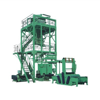 Op-waaiende Rotary Traction Film Blaasmasjien